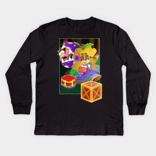 Wumpa Island Kids Long Sleeve T-Shirt